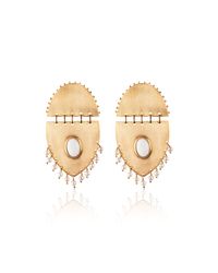 Paula Mendoza | Metallic Jarama Pearl Earrings | Lyst