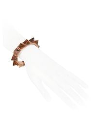 Eddie Borgo | Pink Stone Pyramid Bracelet | Lyst