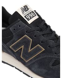 New Balance | Blue 996 Mesh & Suede Sneakers | Lyst