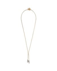 St. John | Metallic 'rondelle' Gemstone Tassel Pendant Necklace | Lyst