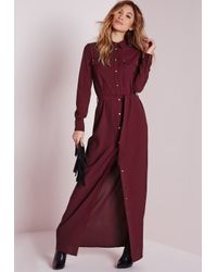 shirt dress maxi length