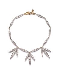Lulu Frost - White Datura Leaf Necklace - Lyst