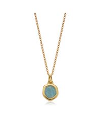 Monica Vinader | Metallic Atlantis Gem Mini Pendant | Lyst