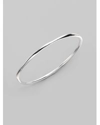Ippolita | Metallic Glamazon Scultura Sterling Silver Squiggle Bangle Bracelet | Lyst