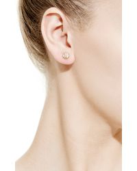 Peter Byworth | Metallic Yellow Gold Diamond Stud | Lyst