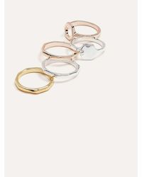 Addition Elle Multicolor 5 Geo Rings