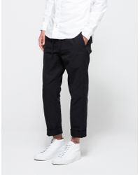 Obey | Green Travel Slub Twill Pant for Men | Lyst