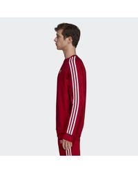 Sudadera cuello redondo Adicolor Classics 3 bandas - Azul adidas | adidas  España
