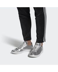silver stan smith trainers