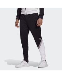 adidas Synthetic Tan Club Home Pants in Black for Men - Lyst