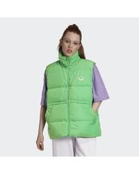 adidas green vest