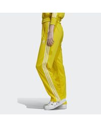adidas Firebird Track Pants in Yellow - Lyst