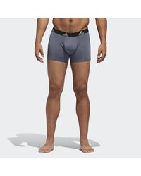 Climalite Trunks 3 Pairs in Grey 