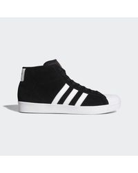 adidas Suede Pro Model Vulc Shoes in Black for Men - Lyst