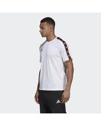 adidas tan tape tee