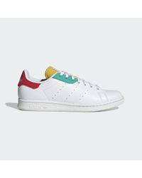 Scarpe Stan Smithadidas in Velluto a coste da Uomo colore Bianco | Lyst