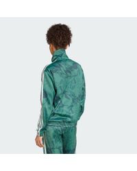 adidas 70S Velour Track Top in Blue | Lyst UK