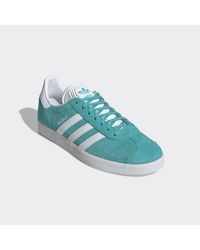 adidas Suede Gazelle Shoes in Turquoise (Blue) - Lyst adidas Suede Gazelle Shoes in Turquoise (Blue) - Lyst