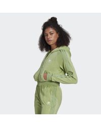 Adidas loungewear cropped kapuzenjacke Clearance