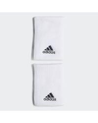 Adidas White Tennis Schweißband, L