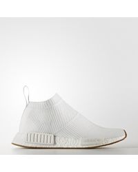 nmd r1 primeknit white
