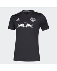 adidas Synthetic New York Red Bulls Parley Jersey in Black for Men - Lyst