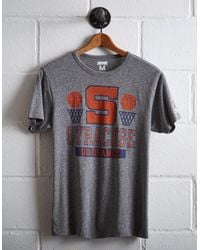 Tailgate Gray Men's Syracuse Orange Basketball T-shirt for men