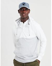 ae colorblock half zip sweatshirt