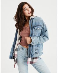 american eagle jean jacket womens