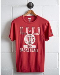 Tailgate Red Men's Utah Utes Basketball T-shirt for men