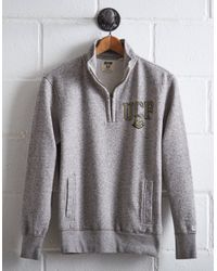 Tailgate Gray Men's Ucf Half-zip Fleece Popover for men