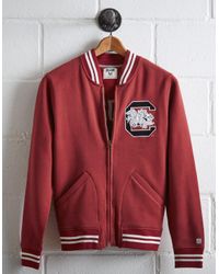 Tailgate Red Men's South Carolina Bomber Jacket for men