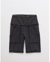 aerie chill high waisted bike short