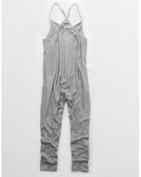aerie plush easy tank jumpsuit