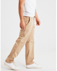 american eagle relaxed straight khakis