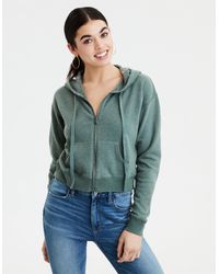 american eagle cropped hoodie