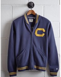 Tailgate Blue Men's California Bomber Jacket for men