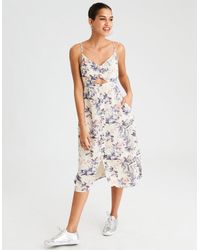 ae button down midi dress