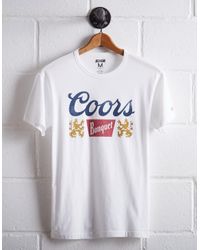 Tailgate White Men's Coors Banquet T-shirt for men