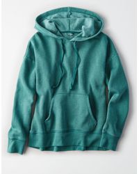 American Eagle Green Ae Heritage Hoodie