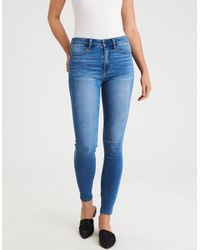 american eagle super stretch high rise jegging