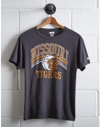 Tailgate Gray Men's Missouri Tigers Basketball T-shirt for men