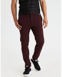 ae extreme flex skinny khaki pant