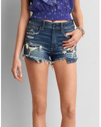 american eagle hi rise shortie