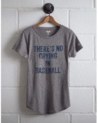 Tailgate Gray Women's No Crying T-shirt