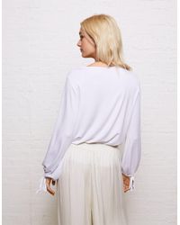 American Eagle White Don't Ask Why Pullover Crew Sweatshirt