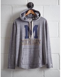 Tailgate Gray Women's Michigan Oversize Hoodie