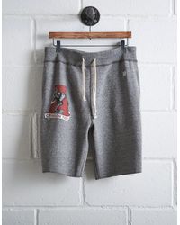 Tailgate Gray Men's Georgia Bulldogs Cut-off Fleece Short for men