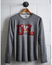 Tailgate Gray Men's Louisville Thermal Shirt for men