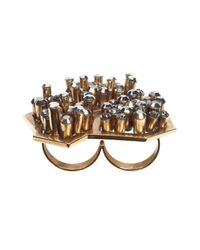 Dorothee Schumacher - Metallic Mirror Edge Double Ring - Lyst
